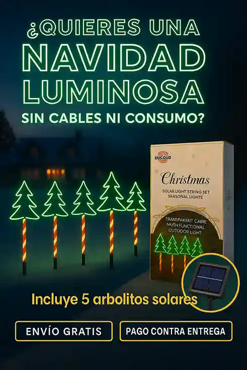 ARBOLES SOLARES DE NAVIDAD